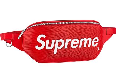 lv supreme fanny pack price|louis vuitton supreme bumbag.